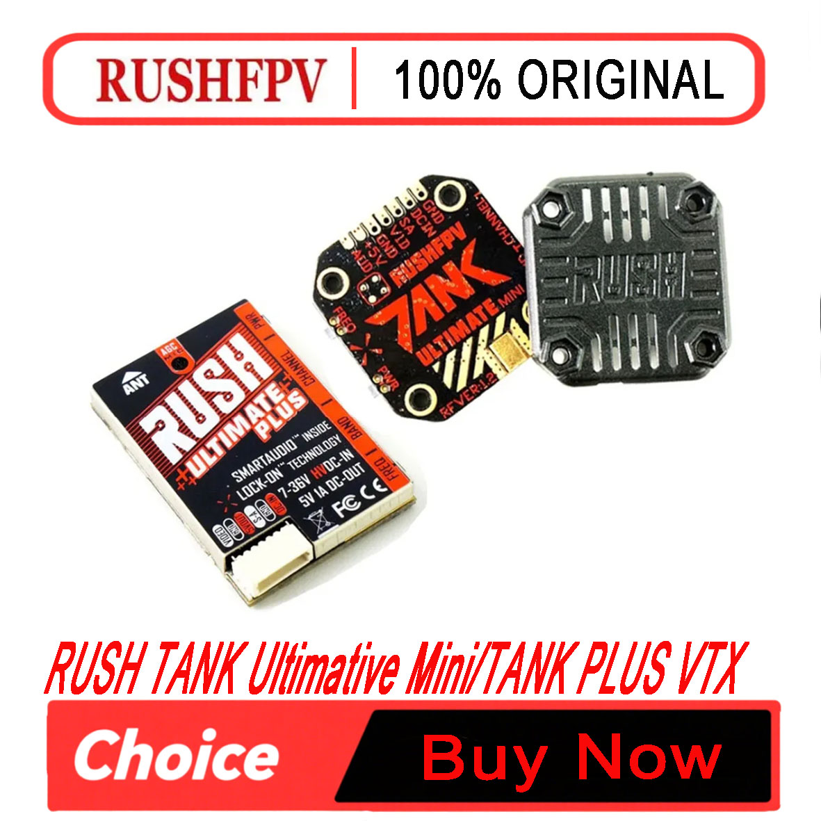 RUSH TANK Ultimate Mini/TANK P - đánh giá và giá Drone Battery Smart