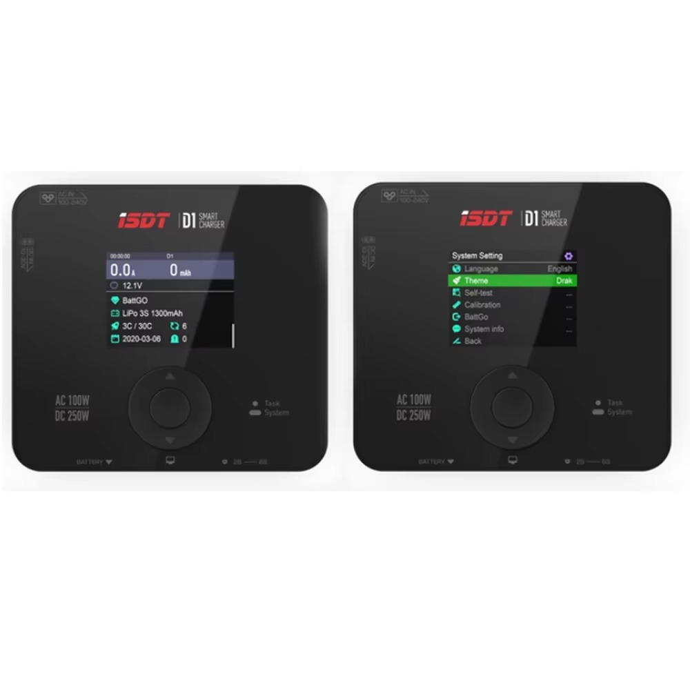 DroMaNEW ISDT D1 AC 100W DC 25 - đánh giá và giá Drone Battery Smart